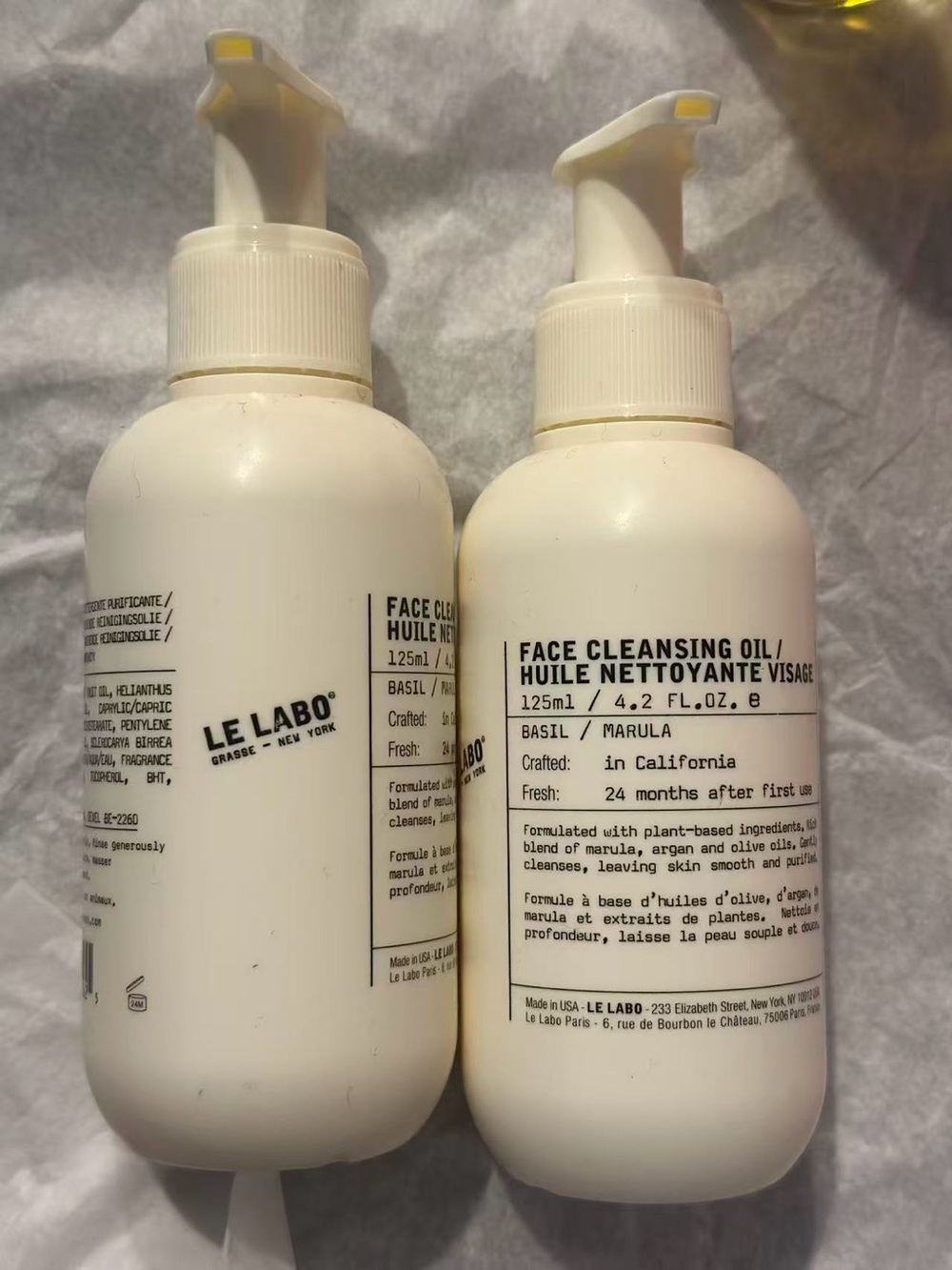 Le Labo White Pump Face Cleansing Oil Duo